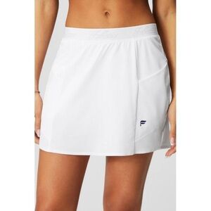 Fabletics Skort White Woven Lined Athletic Skort Classic with Pockets M